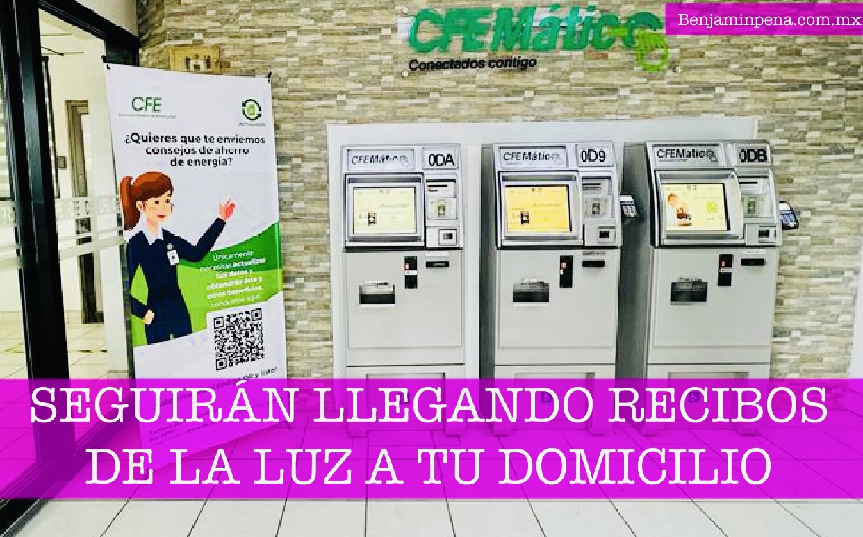 CFE DESMIENTE SUSPENSIÓN DE RECIBOS DE LA LUZ – BENJAMÍN PEÑA